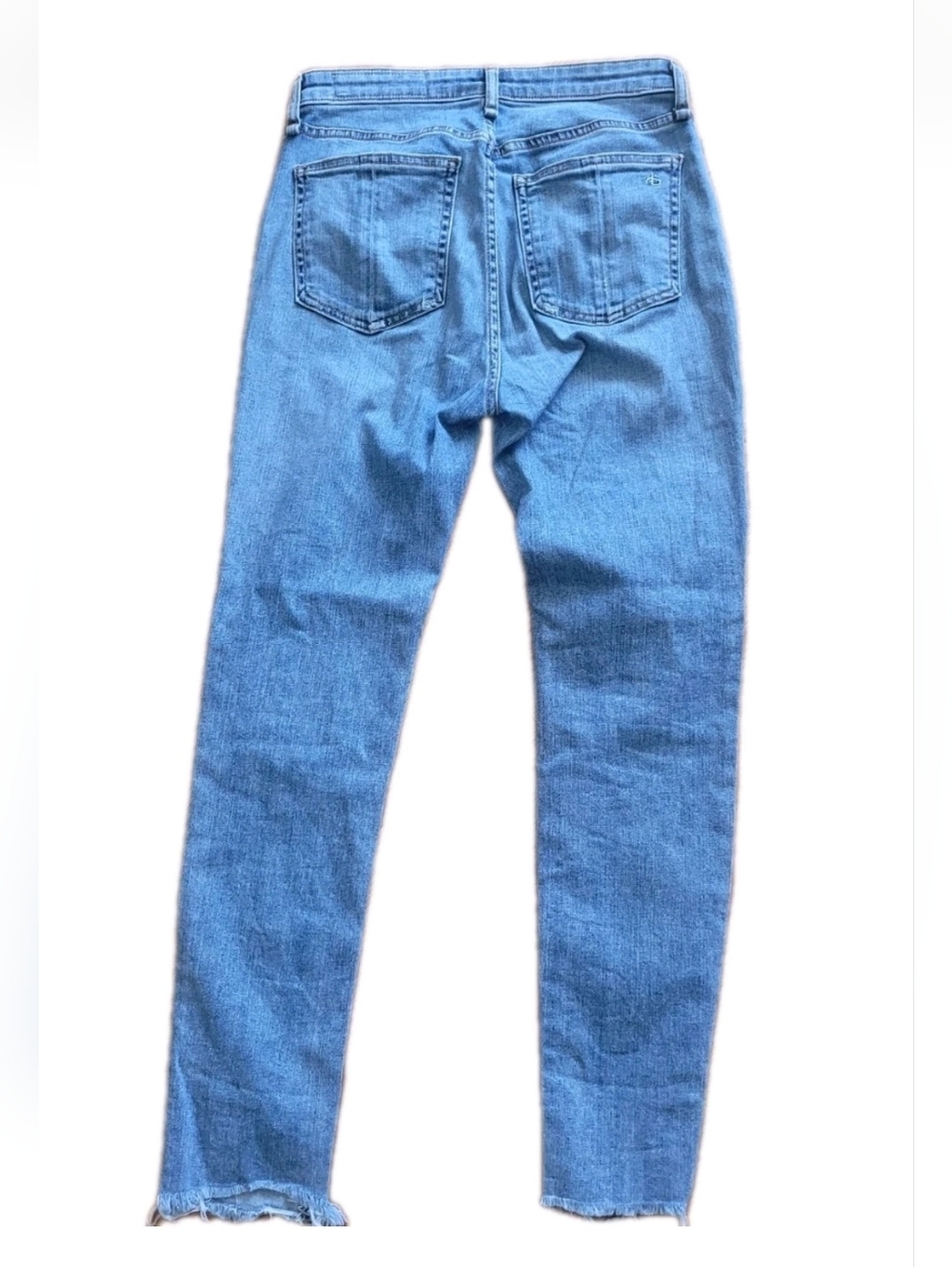 Rag & Bone Womens Jeans 25 Nina High Rise Skinny Ankle Crop Button Fly Jeans - Picture 6 of 7